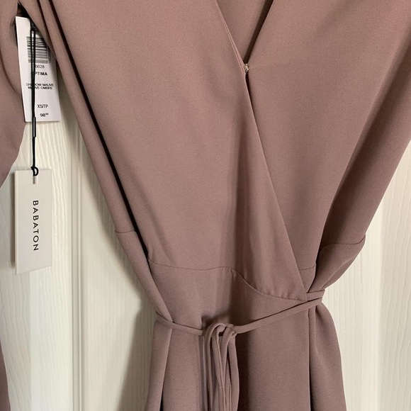 NWT Aritzia Babaton Optima Dress in Shadow Mauve - Picture 5 of 7